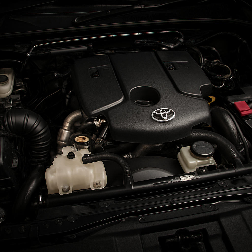 A clean engine bay showing quality-checked vehicle stock at Wagon Wheel Motors